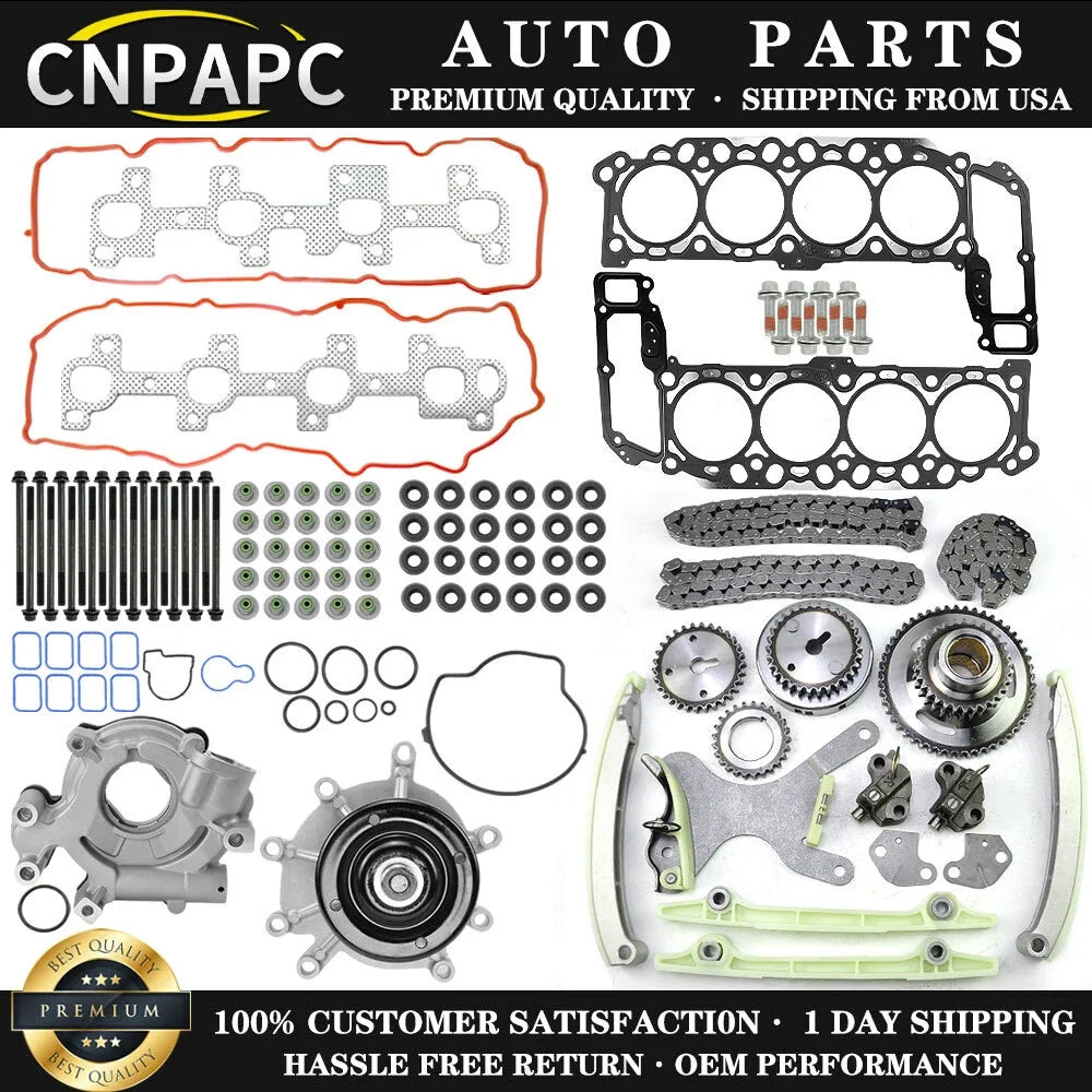 Timing Chain Kit & Head Gasket for Dodge Ram, Jeep Grand Cherokee (2004–2007)