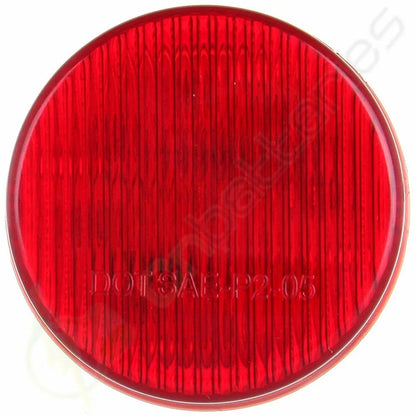 Pack of 10 Red 9LED Clearance Light for Truck Trailer (Sealed, 2" Round)