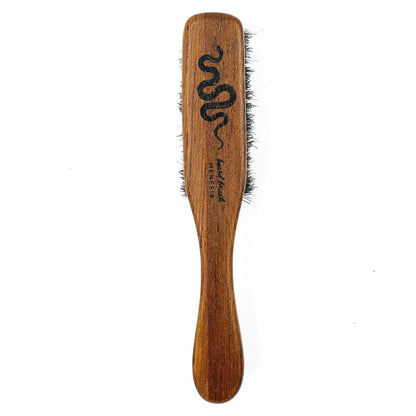 Menesia Small Beard Brush for Men, Travel Boar Medium