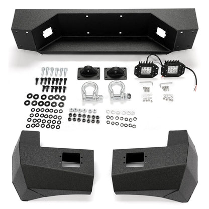 Steel Rear Bumper with LED Lights & D-Rings for Toyota Tacoma (2005–2015)