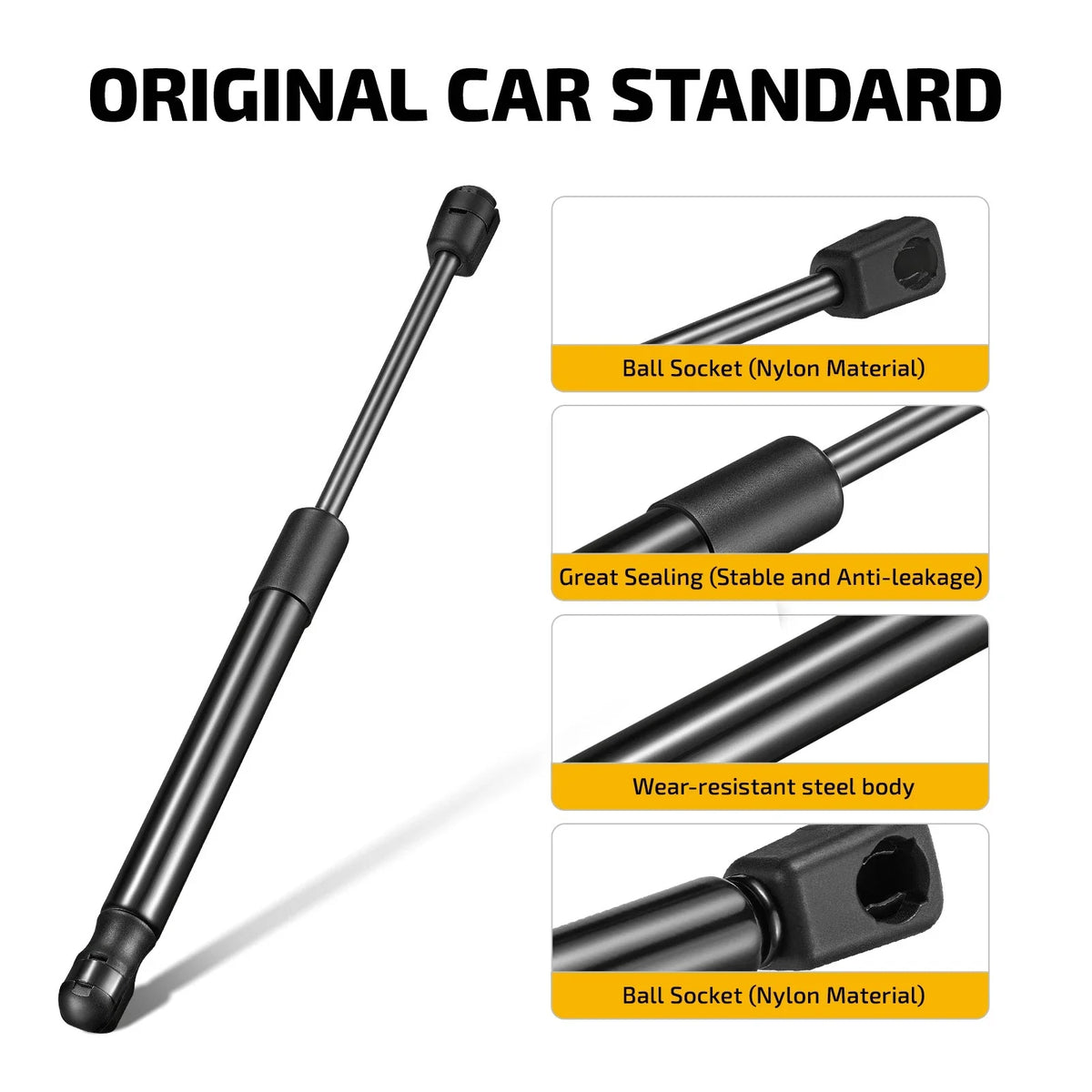 Heavy Duty Gas Struts 12 Inch 150Lbs for Universal Applications (SE119P150)