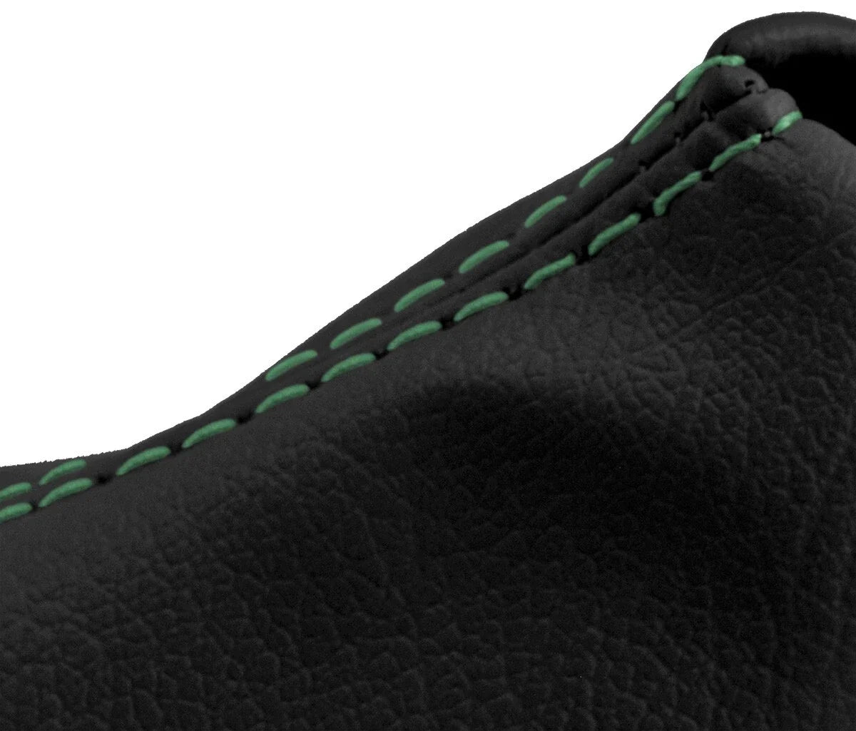 E Brake Boot Cover for Ford Escape (2005–2007) Green Stitch PVC Leather
