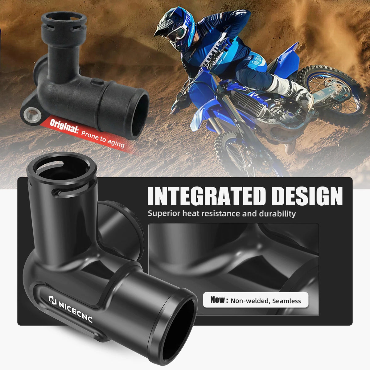 Aluminium Alloy Water Pipe Connector for Yamaha YZ450F WR450F (2024–2026)