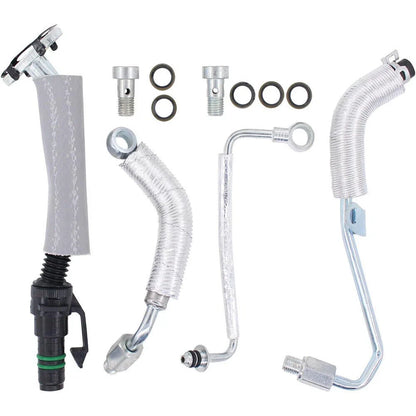 Turbo Charger Coolant Return Hose Line for Chevy Cruze Buick GM 1.4L (2011–2016) 55567067