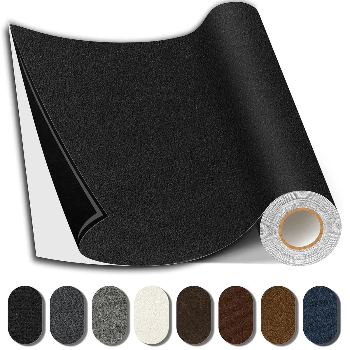 Suede Repair Patch 17X79 Inch Self-Adhesive Fabric Patches for Automotive Use