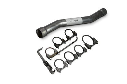 Dual Exhaust 2.5" Side Exit for Nissan Titan (2004–2006) Flow II Slash Tip