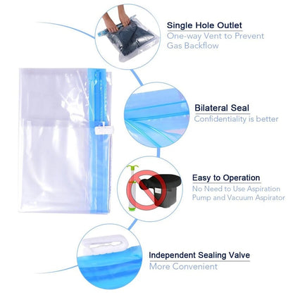 12-Pack Compression Bags for Travel Essentials