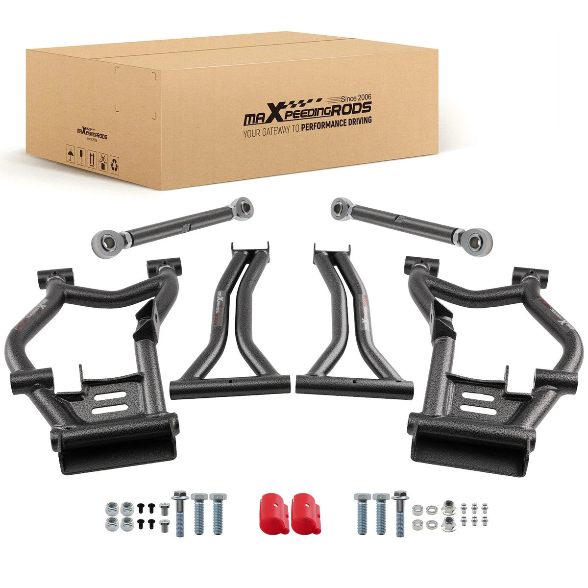 1.5" Rear Offset Upper Lower A-Arms for Polaris RZR S 800 / 4 800 (2009–2014)