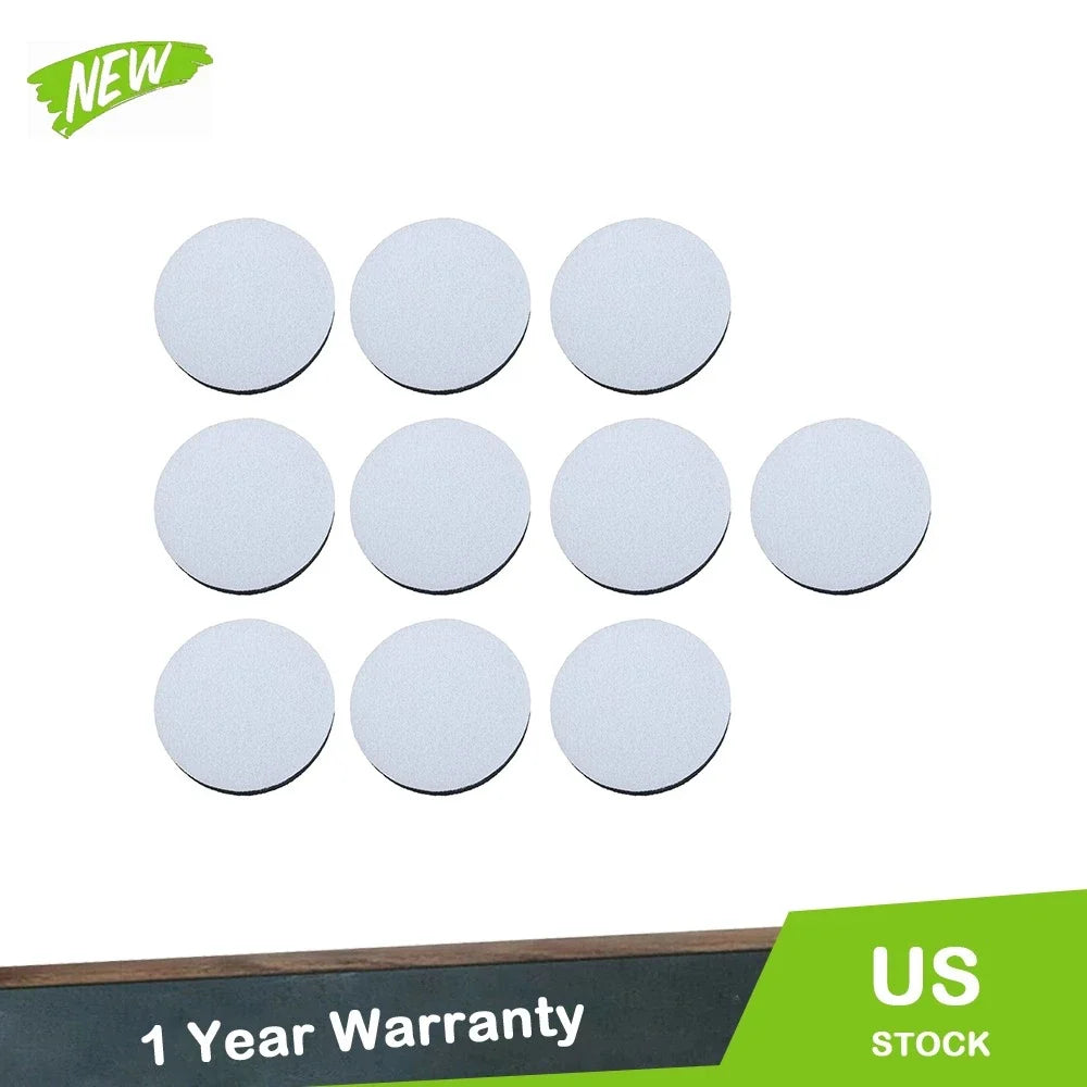 Set of 10 Soft Foam Sponge Pads for Orbital Sander 3 Inch