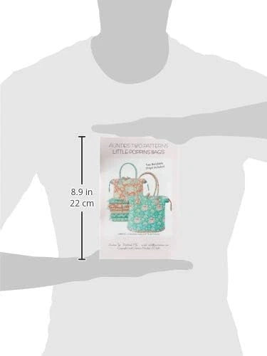Little Poppins Bag Sewing Pattern (13"W x 12"T x 9"D)