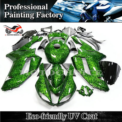 Forged Carbon Fiber ABS Fairing Kit + Tank for Kawasaki Ninja ZX6R (2007–2008)