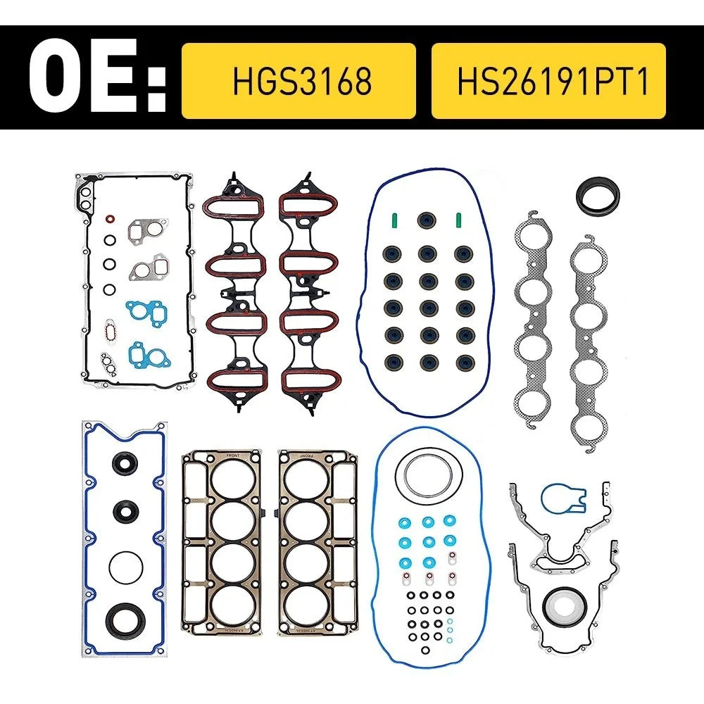 Head Gasket Kit Set for Cadillac Escalade, Chevrolet Avalanche 1500 (2004–2005)