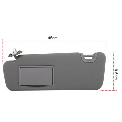 Left Driver Side Sun Visor for Toyota Highlander (2014–2019) 74320-0E074-A0