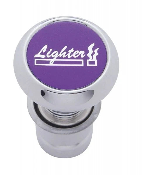 Deluxe Cigarette Lighter Knob for 7/8” Socket (28495) - Purple Aluminum
