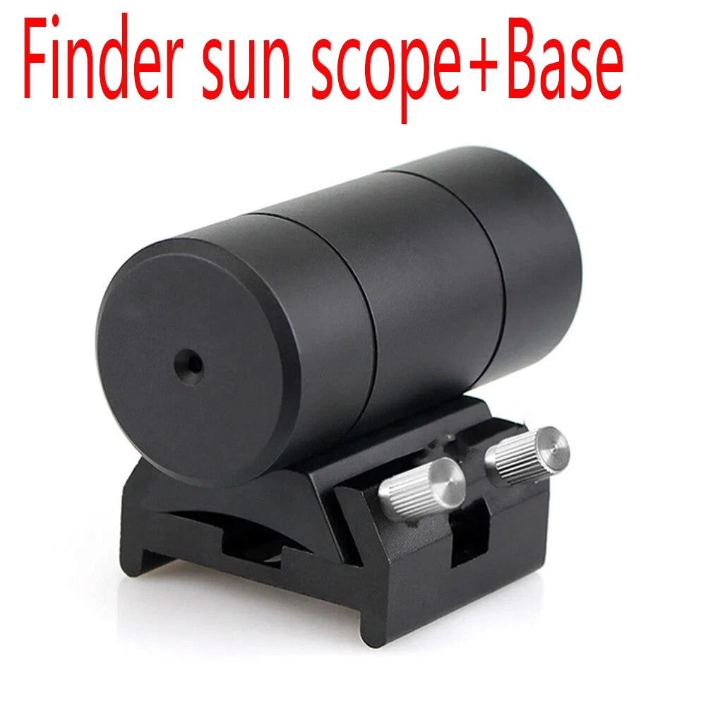 Telescope Solar Finder Scope & Base for Solar Eclipse Observation