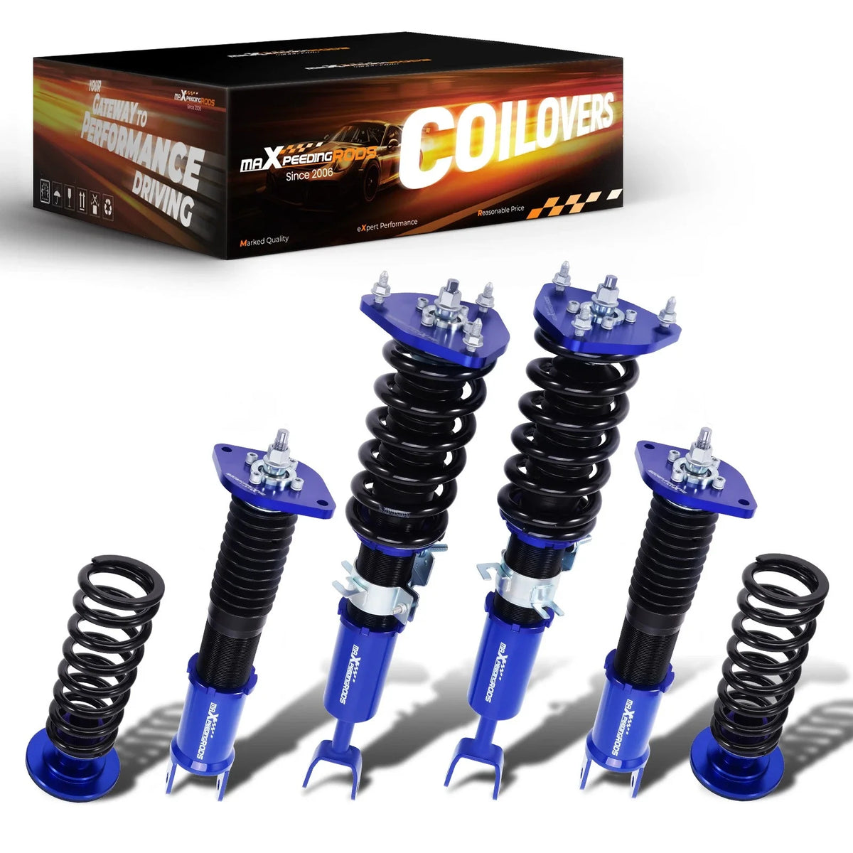 Adjustable Coilovers Struts for Nissan 350Z (2003–2009) Infiniti G35 (2003–2007)