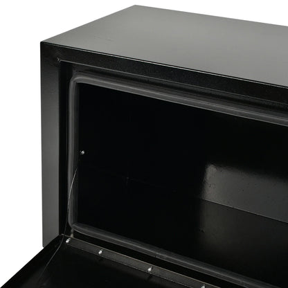 Underbody Tool Box for Pickup Truck (24''×14''×16'', Black Steel)