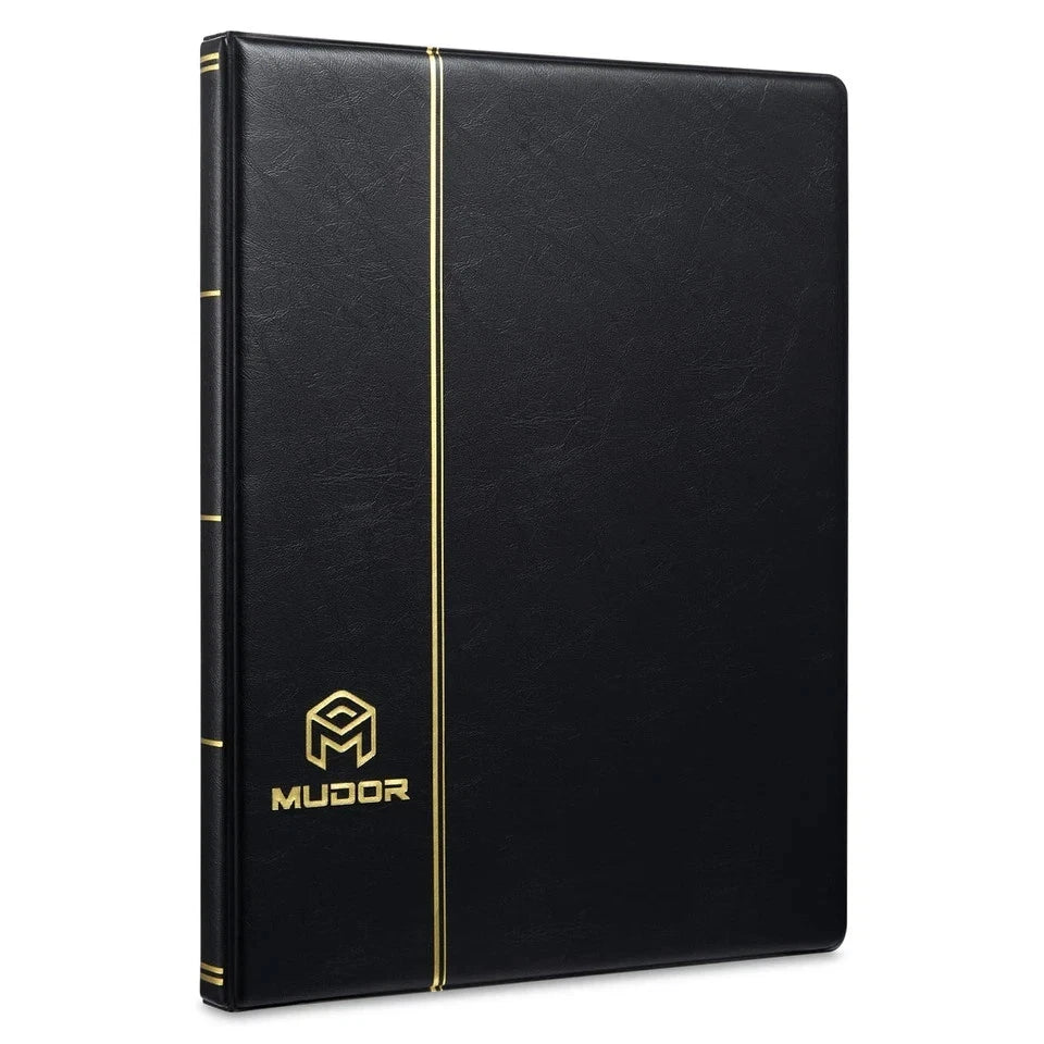 Stamp Collecting Album with 7 Rows Pockets for Collectors