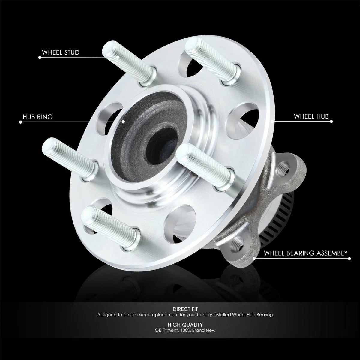Wheel Bearing & Hub for Hyundai Elantra (2007–2012)