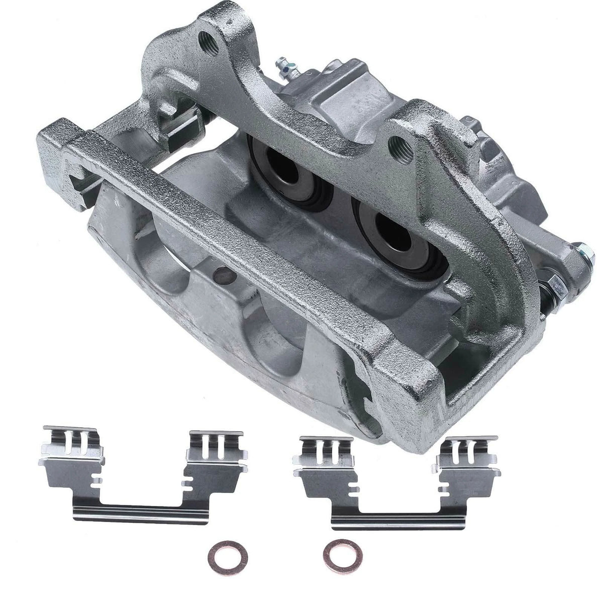 2X Front Disc Brake Calipers w/ Bracket for Dodge Charger (2012–2021) 18-B5016A, 18-B5017A