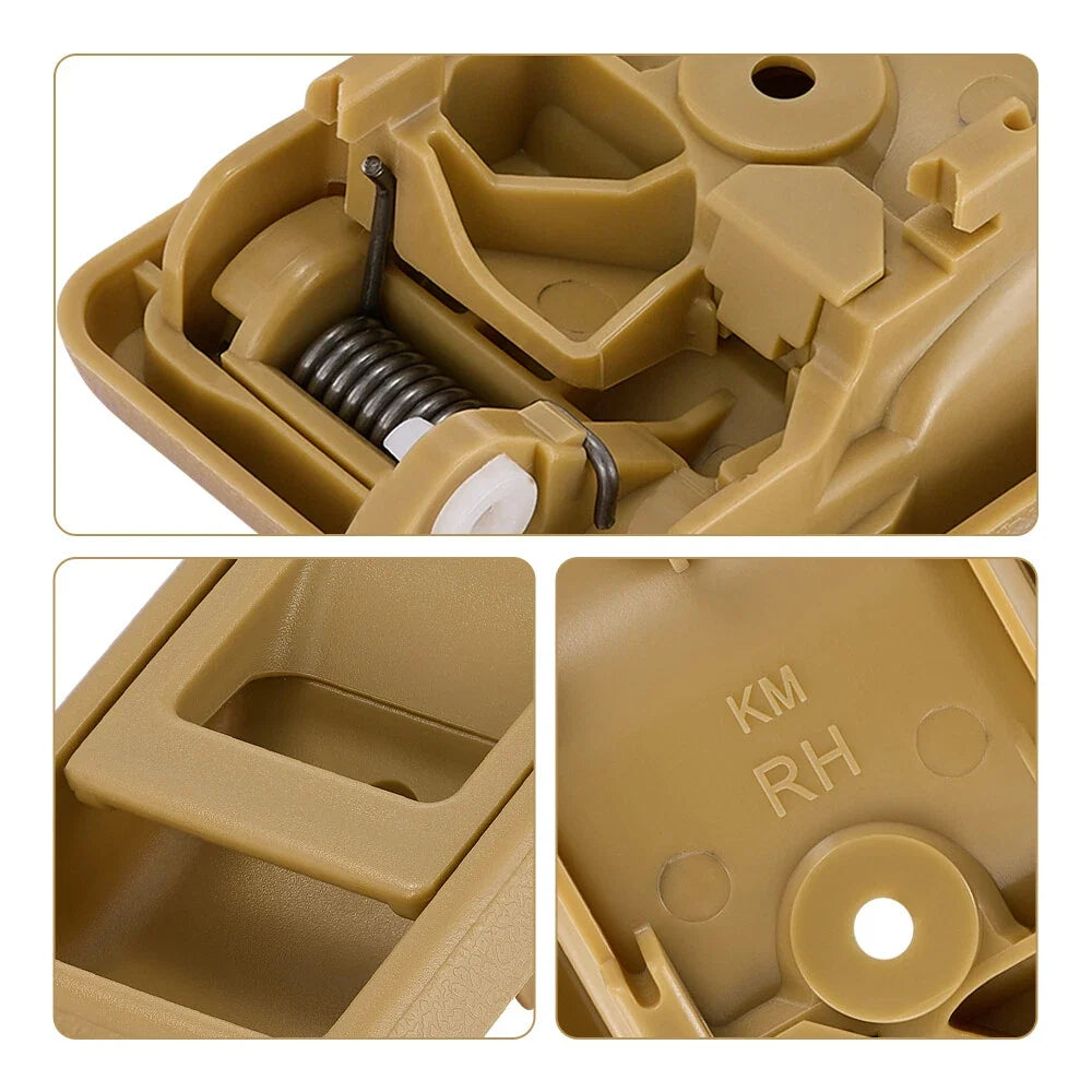 2Pcs Front Beige Interior Door Handle for Toyota Tacoma (1995–2000)
