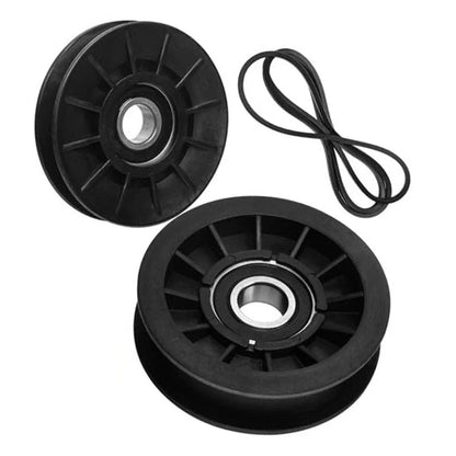 Drive Belt and Idler Pulley Set for Cadet, Craftsman Mowers