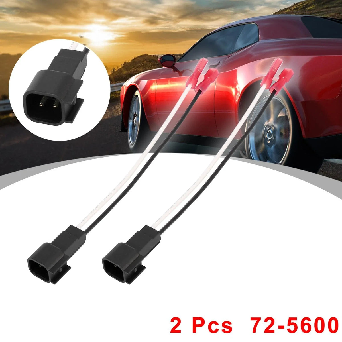 2X Car Speaker Connector Harness Adapter 72-5600 for Ford Focus (2003–2007)