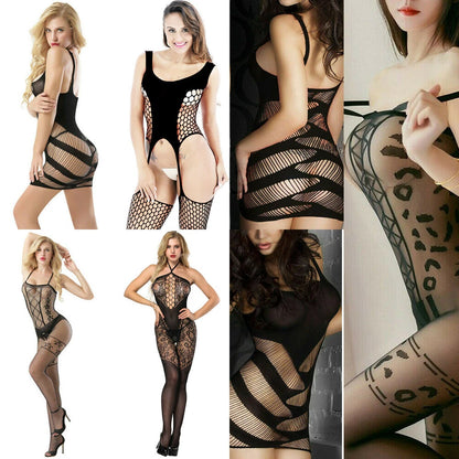 Fishnet Body Stockings Dress for Women - 16 Choices Available