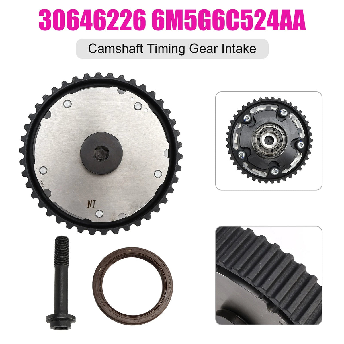 Camshaft Timing Gear Intake for Volvo C30 S40 V50 S60 (2006–2013) 30646226