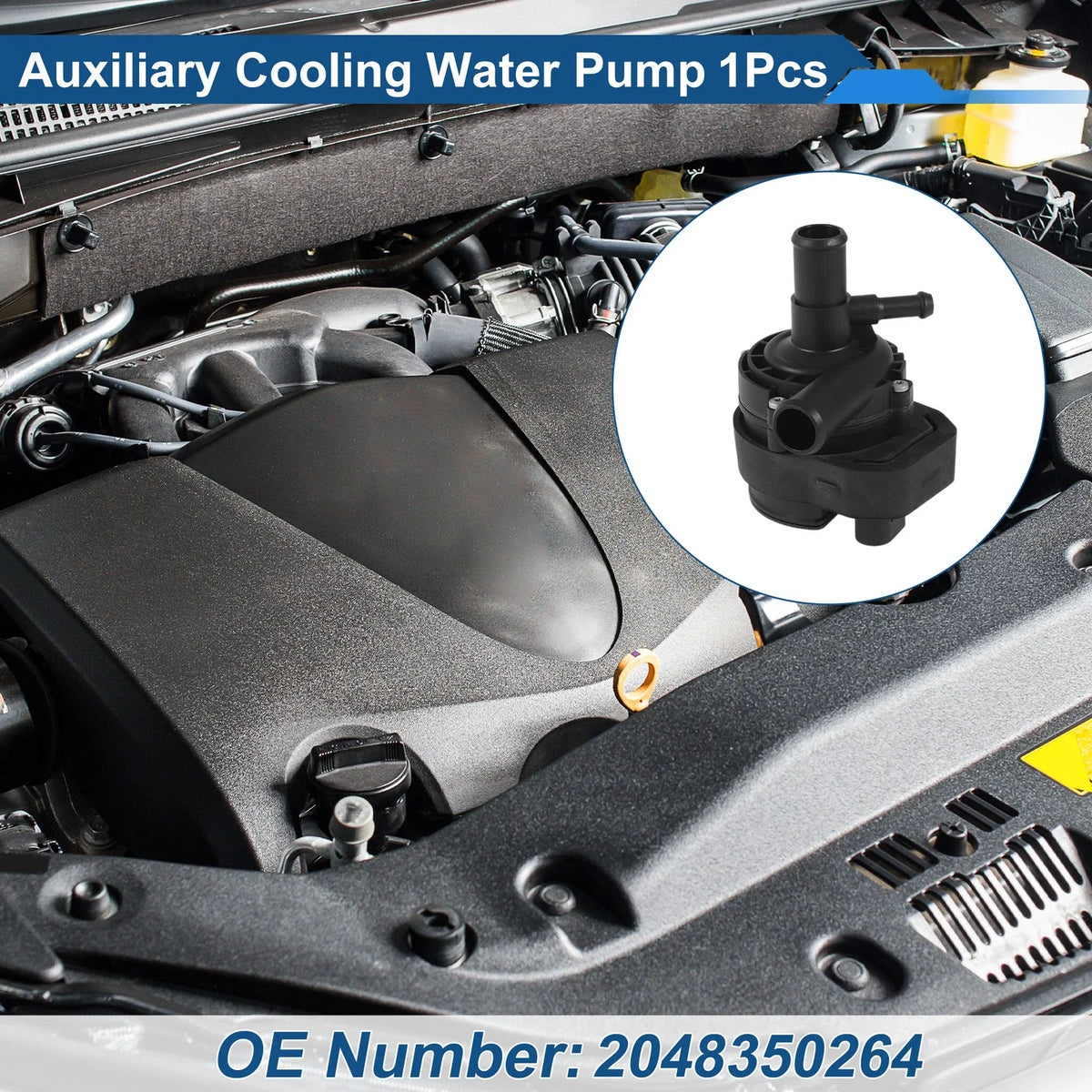 Auxiliary Cooling Water Pump for Mercedes-Benz C220 (2007–2014) No. 2048350264