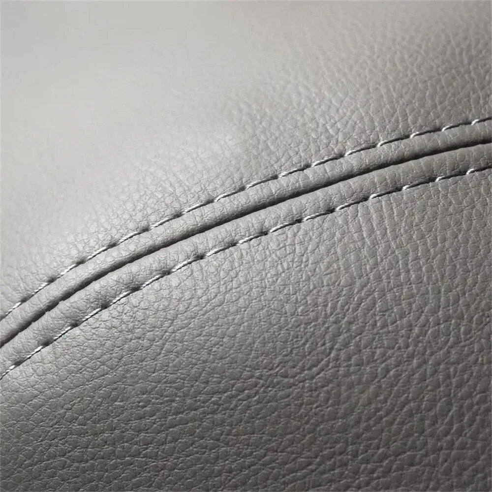 Leather Center Console Armrest Lid Cover for 2007-2013 Toyota Tundra Gray