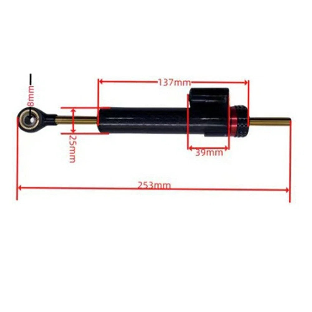 Steering Damper for Honda Kawasaki Motorcycle (Speed Sensitive)