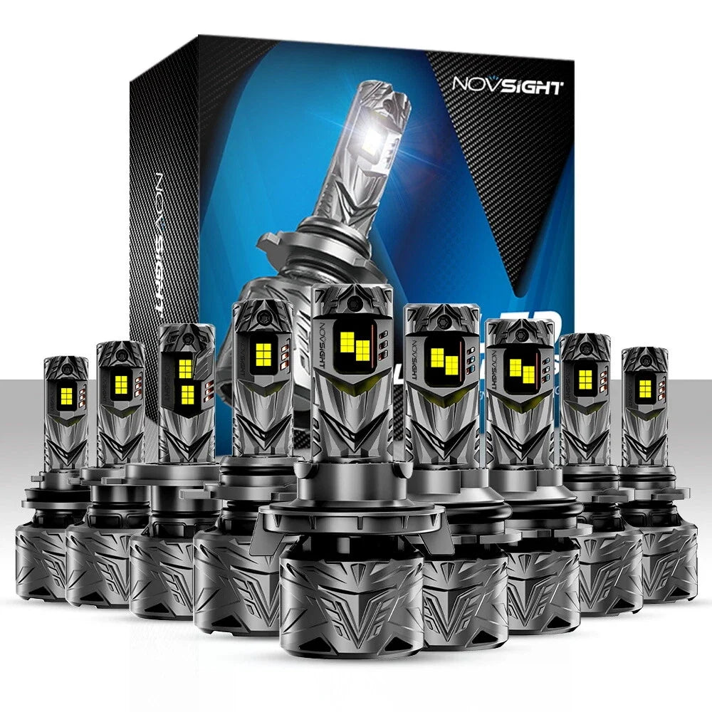 Set of 6 LED Headlight Bulbs for H11 9005 9006 9145 H13 H4