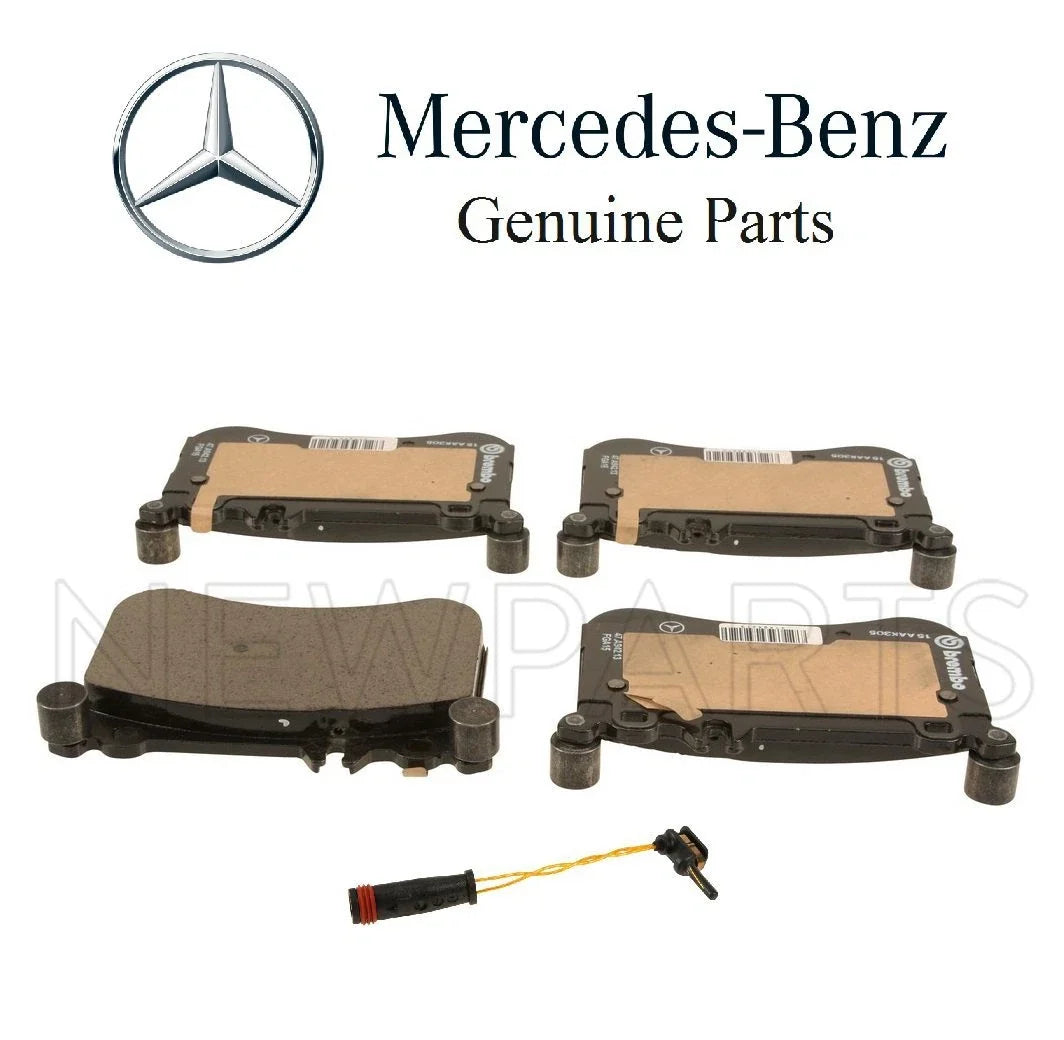 Front Disc Brake Pads with Sensor for Mercedes W218 CLS550 W212 E550 (2012–2017)