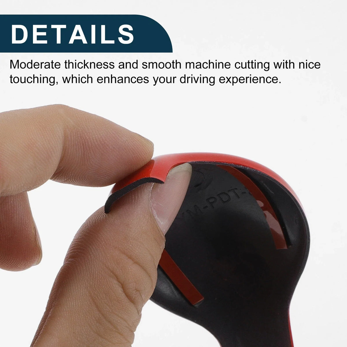 Gear Shift Knob Decorator Cover for Ford Mustang (2015–2023) Red