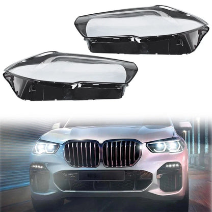 2X Headlight Lens Cover for BMW X5 X6 G05 G06 (2019–2022) Left & Right