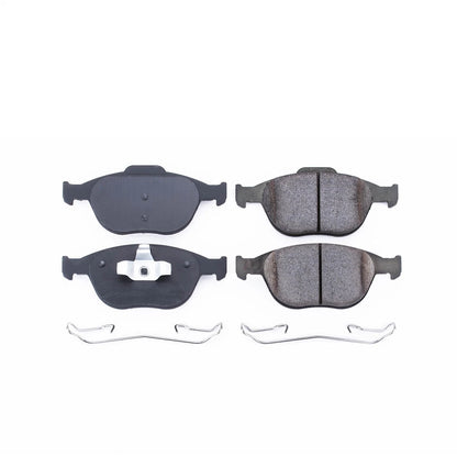 2X Powerstop Brake Pad Sets 17-970 for Ford Transit Connect Focus (2002–2013)
