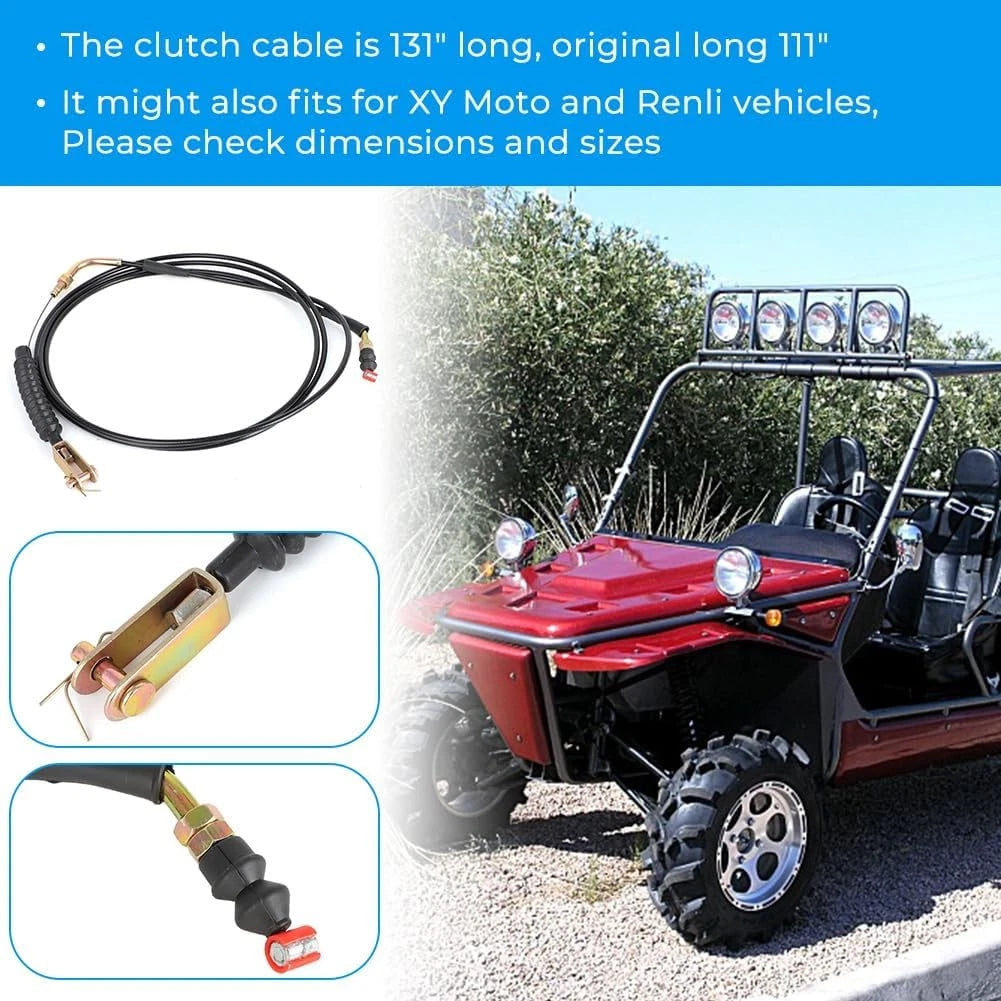Throttle Cable 110" for Joyner 1100cc 800cc Sand Mini Viper (EFI)