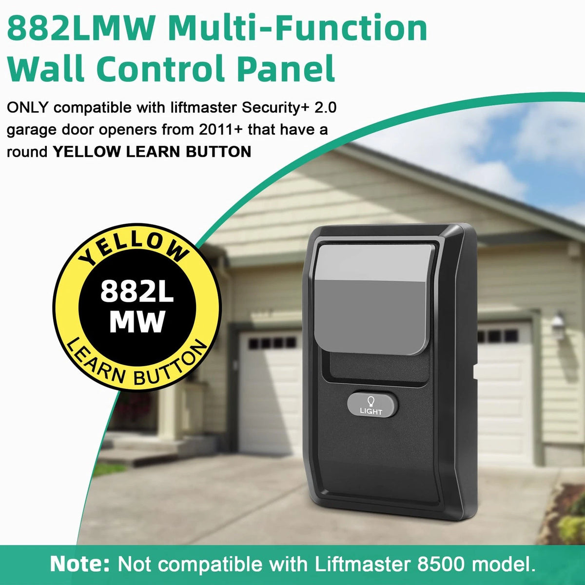 Multi-Function Wall Control Panel for LiftMaster (2010–2023)