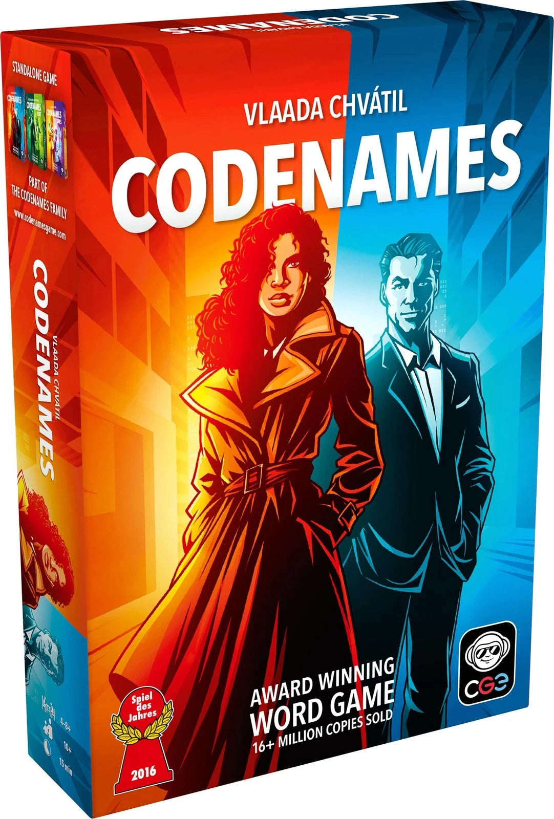 CGE Codenames Board Game for 2nd Edition (Blue and White)
