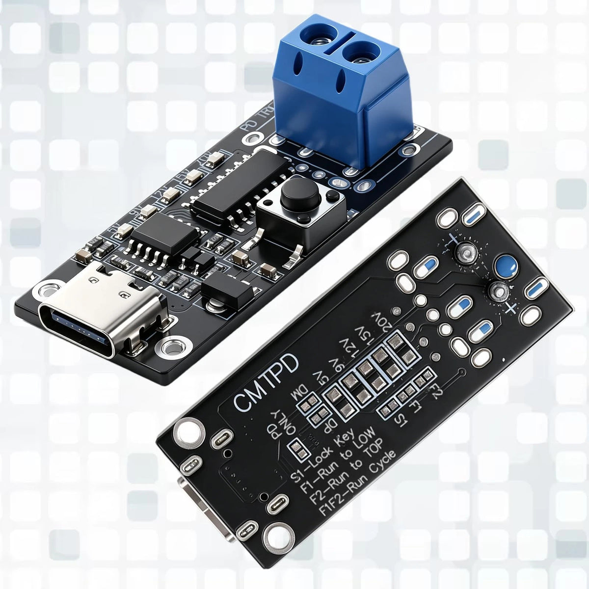 2X USB-C Fast Charge Module Type-C Female Terminal Output