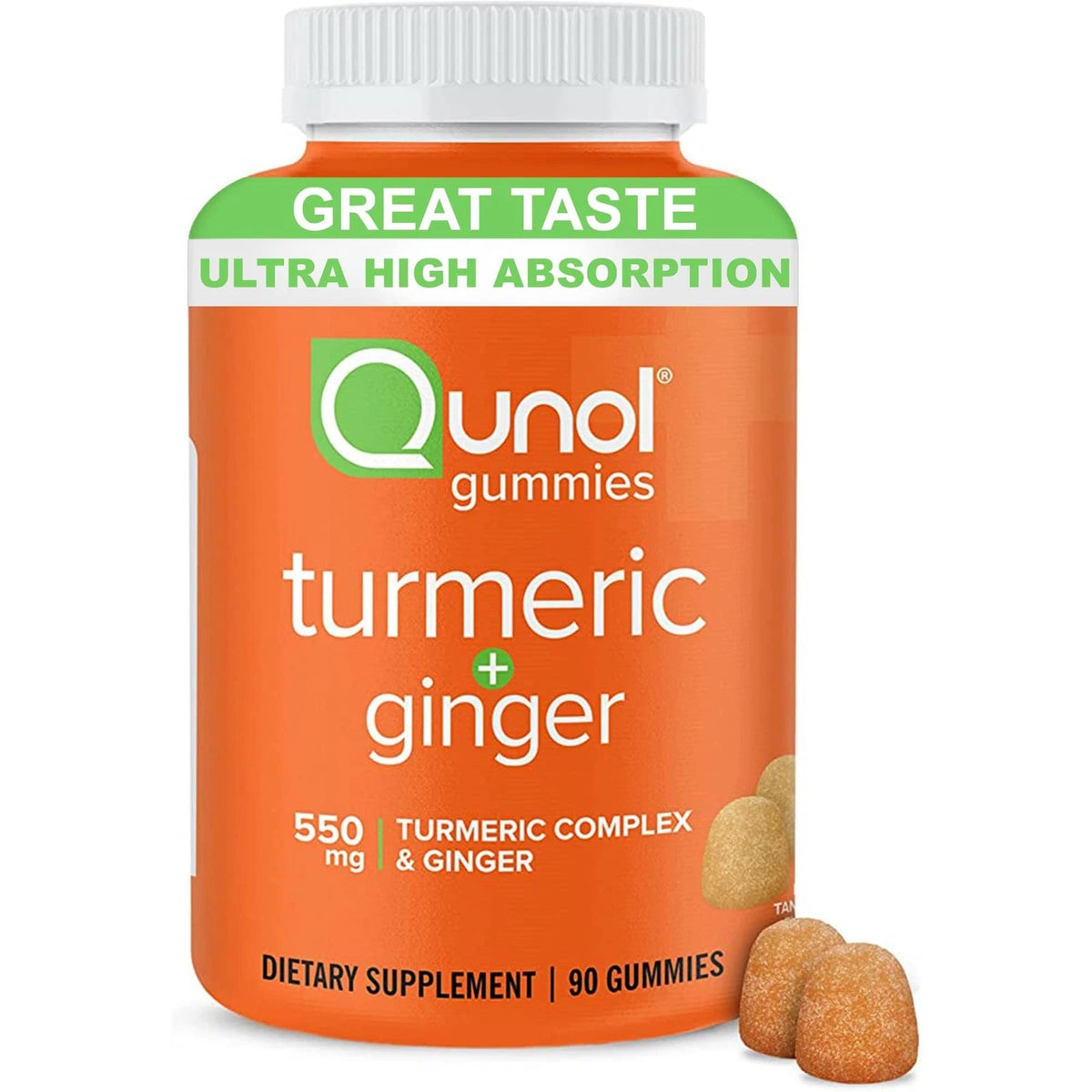 Turmeric and Ginger Gummies for Joint Support (90 Count)