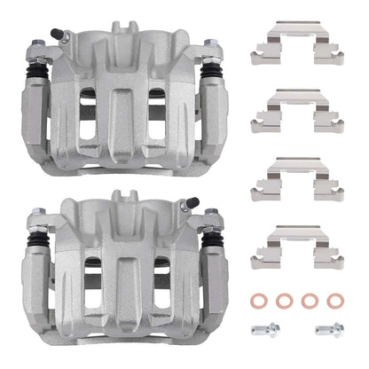 Front Pair (2) Brake Caliper w/Bracket for Honda CR-V (2007–2016) 19-B2959 19-B2958