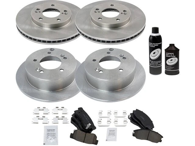 Brake Pad and Rotor Kit for Hyundai XG300 (2001) 45594TDFY
