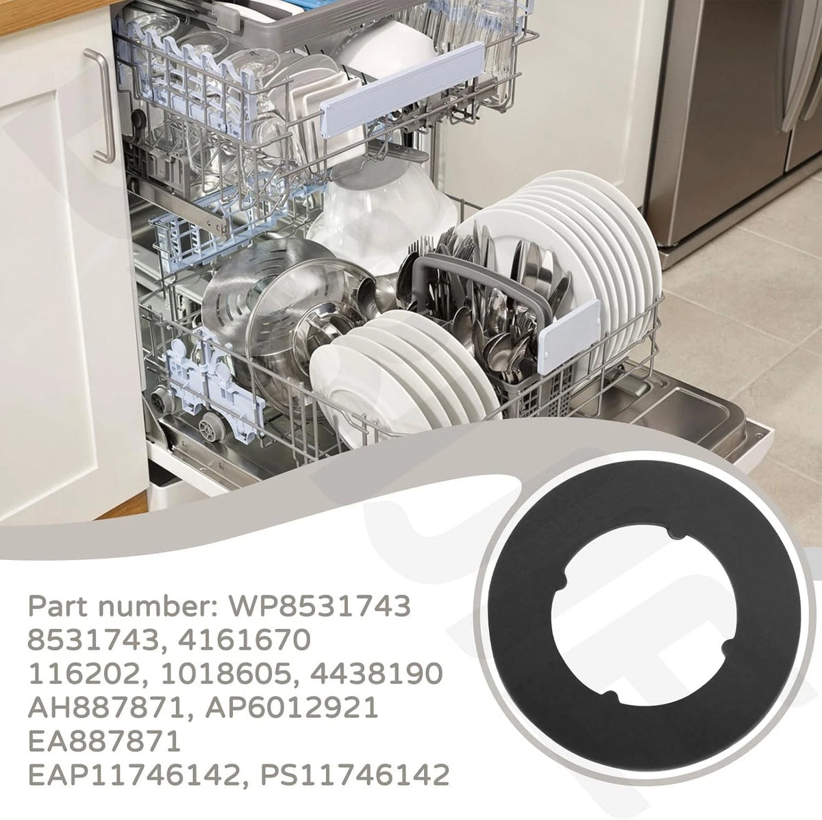 Gasket for Whirlpool Dishwasher (WP8531743)