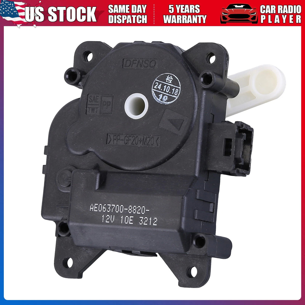 HVAC Heater Blend Door Actuator for Toyota Sienna (2004–2010) 87106-08070