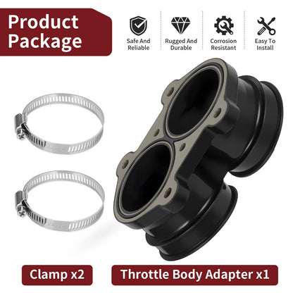 Throttle Body Adapter Boot for Polaris Victory Hammer Kingpin Vegas (2003–2017) 1253335