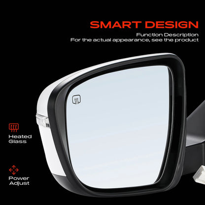 Driver Power Mirror for Nissan Rogue (2017–2020) - 963744BA0A, 963029TB1C, 963029TB1CPFM, NI1320287