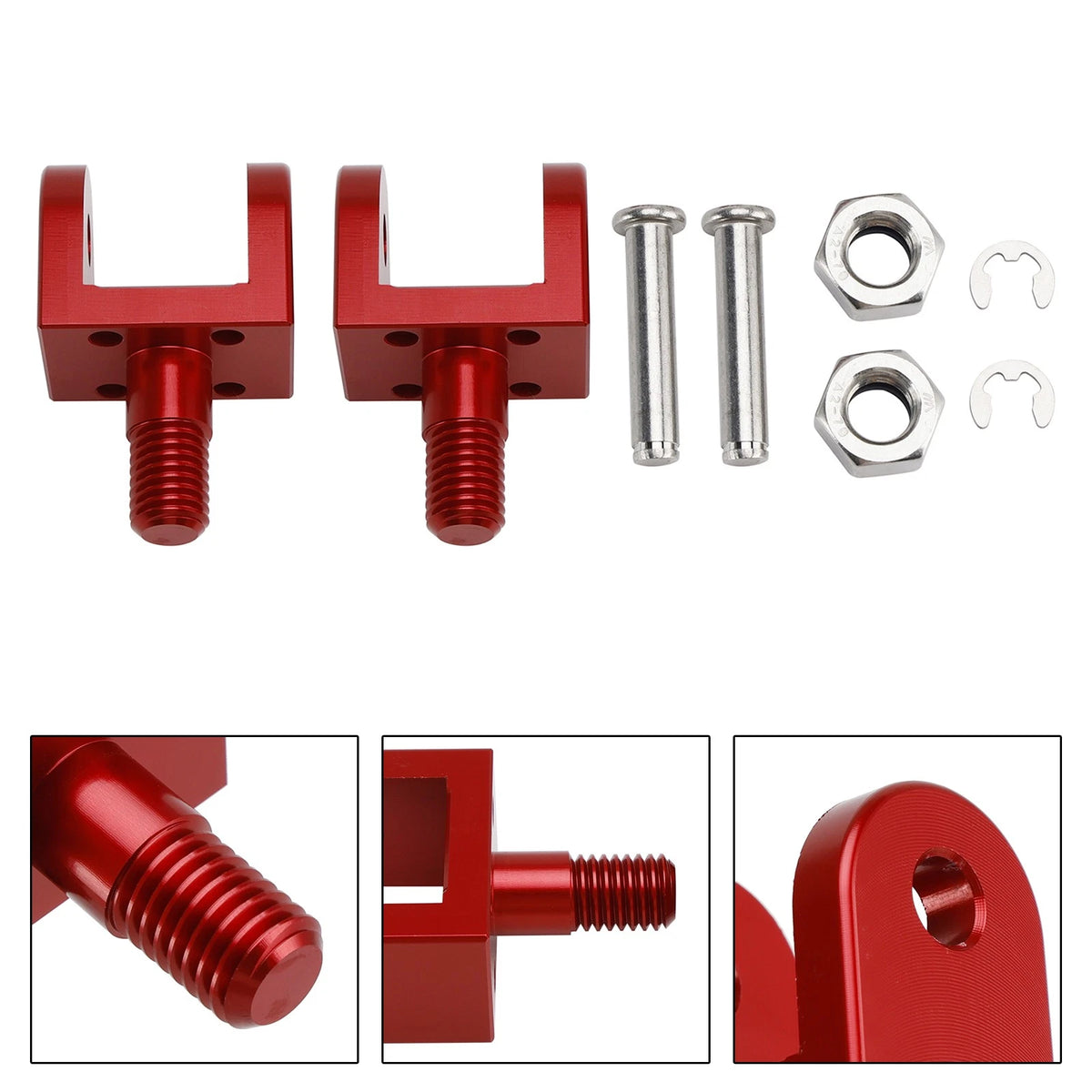 Foot Pegs Mounting Bracket for Sur Ron Light Bee X/S (FP-379-Red)
