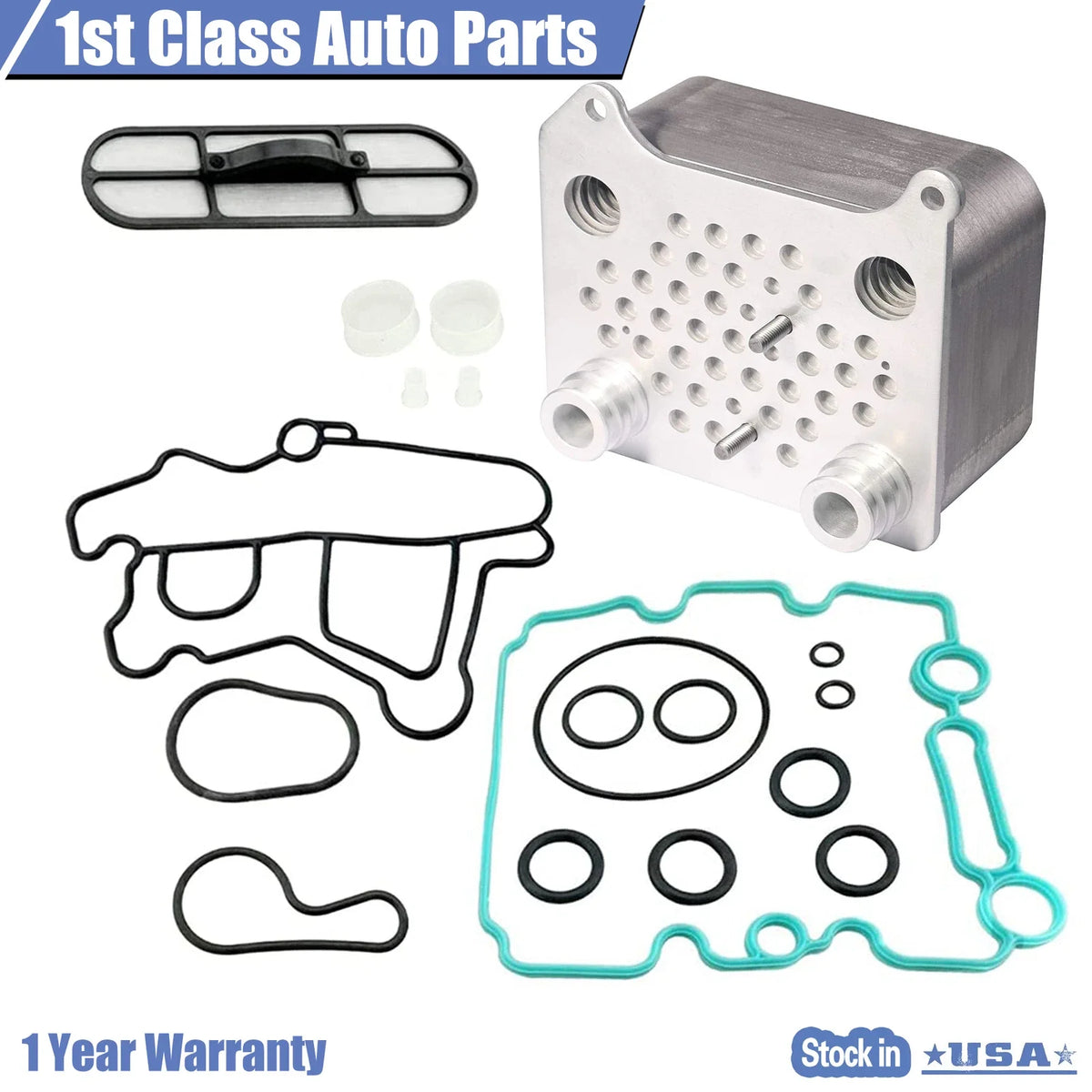 Engine Oil Cooler Kit EGR 3C3Z6A642CA for Ford 6.0L Powerstroke (2004–2010)